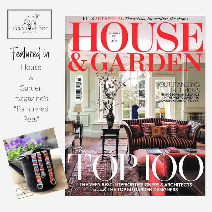 Lucky Love Dog - Adjustable Dog Collar with Easy Click Buckle for Small to Large Dogs, Durable, & Comfortable for Male & Female Dogs, Pet Collar for Puppies & Adult Ones - Carriebelle, XL