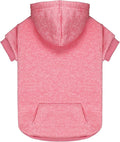 Dog Sweaters for Medium Dogs Dog Hoodie Fleece Sweater Soft Clothes Sweatshirt with Pocket Hoodie for Medium Dogs(Pink&M)