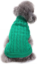Dog Sweater, Warm Dog Sweaters for Small Dogs Medium Large Dogs, Cute Winter Classic Turtleneck Pet Sweater Cat Sweater Dog Clothes Coat Dog Christmas Sweaters for Girls Boys Dog Puppy Cat