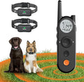 X3 Wireless Dog Fence & Training Collar for 2 Dogs, 3500FT Adjustable Fence & 6100FT Remote Collar, IPX7 Waterproof, 185 Days Standby Rechargeable Battery, 3 Training Modes, 10-130 lbs, Black