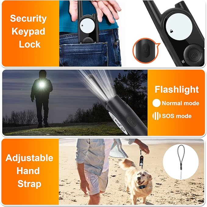 MIMOFPET Wireless Dog Fence for 2 Dogs - Covers up to 856-Acre Electric Fence,185 Days Standby Time Training Collar,Pet Containment System with 3 Training Mode,Flash Light and Waterproof