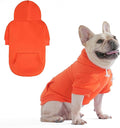 KOOLTAIL Fall Dog Hoodie - Soft & Warm Dog Thanksgiving Sweater with Leash Hole and Pocket, Pet Winter Coat, Cold Weather Clothes Sweatshirt for Small Medium Large Dogs Puppy Cat Boys Girls, Orange M