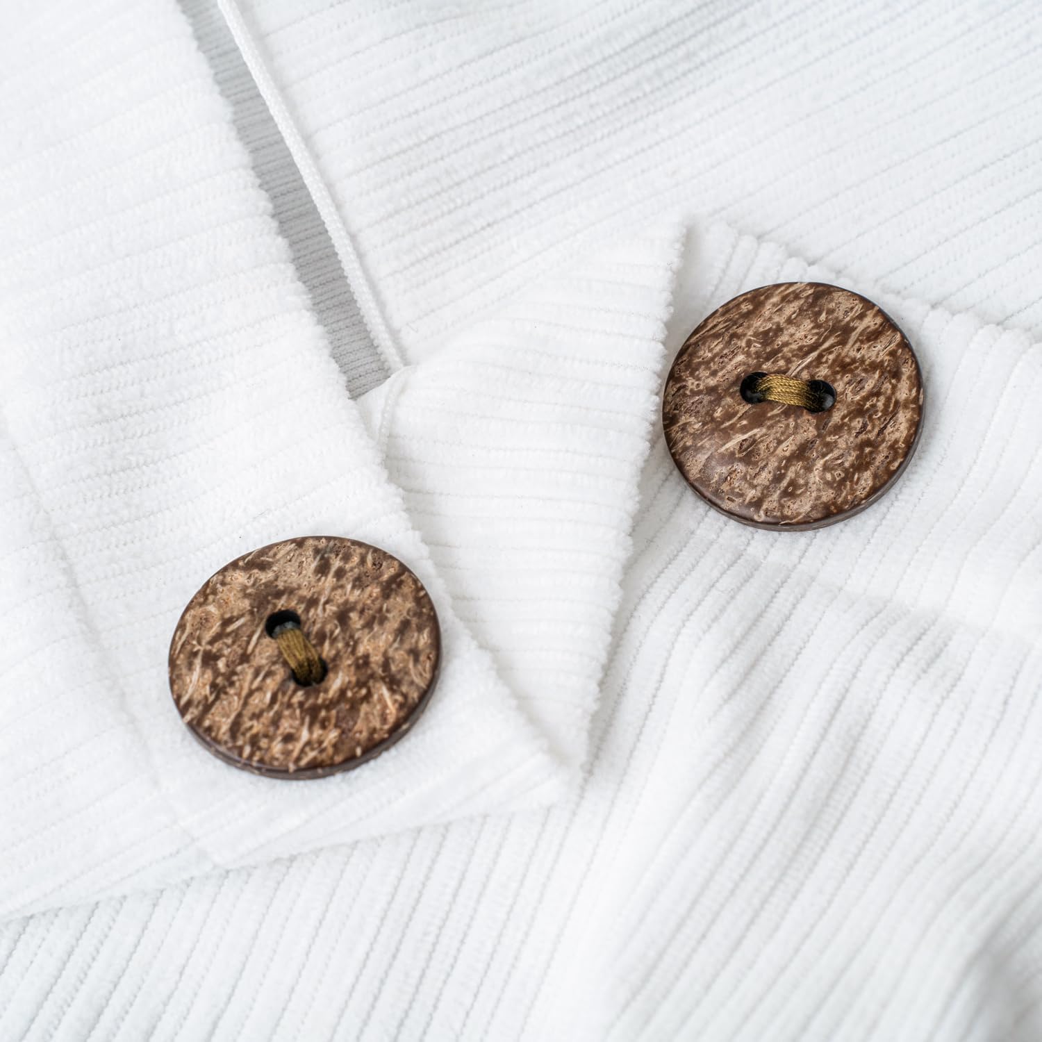 HWY 50 White Chenille Throw Pillow Covers 12x20 Inch with Triple Buttons, Soft Farmhouse Accent Decorative Cushion Cases for Couch Sofa Bed Living Room Pack of 2 Rectangle