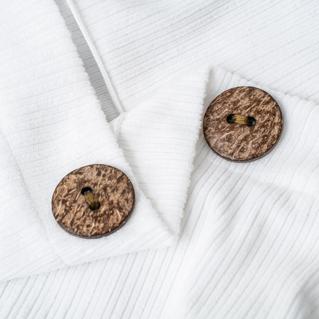 HWY 50 White Chenille Throw Pillow Covers 20x20 Inch with Triple Buttons, Soft Farmhouse Accent Decorative Cushion Cases for Couch Sofa Bed Living Room Pack of 2