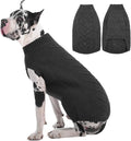 IECOii Great Dane Sweater,5XL Dog Sweater for Extra Large Dogs Breed,XXXXXL Dog Sweaters Christmas Outfit,Thick Warm Dog Winter Sweater for Male Female Dogs,Fall Pullover Big Dog Sweater,DarkGrey-5XL