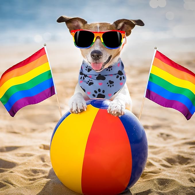 Aliceset 180 Pcs Dog Bandana Bulk Paw Print Bandanas for Dog Cute Scarf Bibs Soft Pet Triangle Scarf Adjustable Holiday Costume Neckerchief for Boy and Girl, Small and Medium Pet