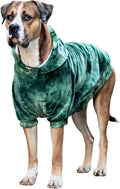 Spark Paws Dog Hoodie – Premium Dog Sweater for Small, Medium, and Large Dogs | Warm Outfits for French Bulldogs, Pitbull, Puppy, Winter Jacket Alternative - Green Skydye, 5XL