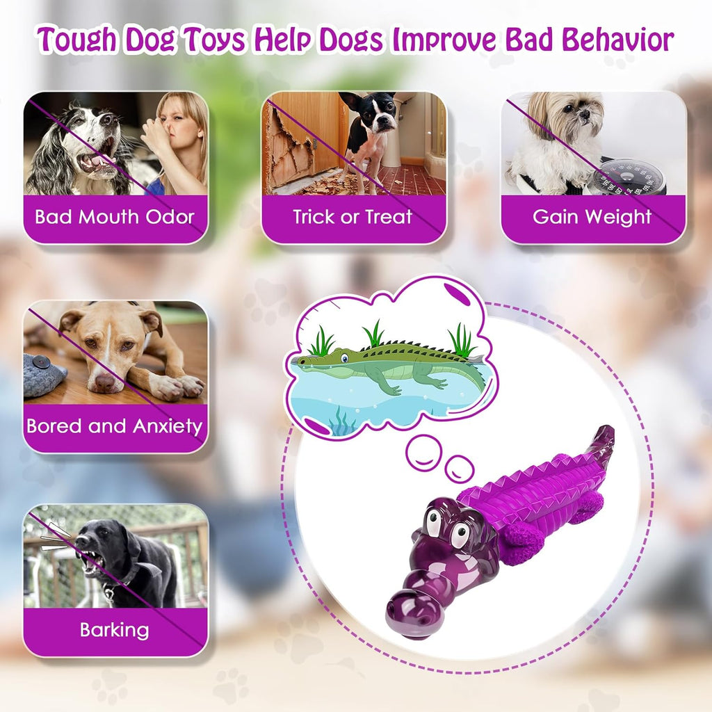 Dog Chew Toys for Aggressive Chewers: Puppy Teeth Chew Toy -Indestructible Dog Toys for Small Meduium Large Breed