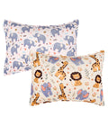 ALVABABY Toddler Pillowcases Stretchy Soft Kids Pillow Cover 2 Pack Fit 13"x 18" or 12"x16" Envelope for Girl Boy Sleepy Travel Christmas 2TPE40A