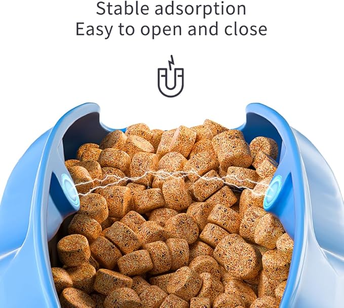 2 Pcs Silicone Dog Treat Pouch,Portable Dog Training Pouch for Treats with Magnetic Closure and Clip,Snacks and Treats to Take Along With Your Dog When Walking(Sky Blue + Light Green)