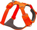 Ruffwear, Front Range Dog Harness, Reflective Soft Padded Everyday Harness with Dual Leash Clips, Adjustable and Lightweight Fit for Training or Walking for All Dogs, Blaze Orange, Medium