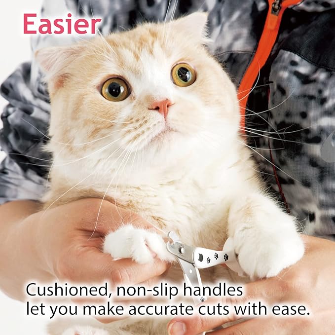 NECOICHI Purrcision Feline Cat Nail Clippers Stress-Free, Expertly Crafted in Japan, Neater, Easier, Safer, 30% Thinner Blades, No.1 Seller in Japan!