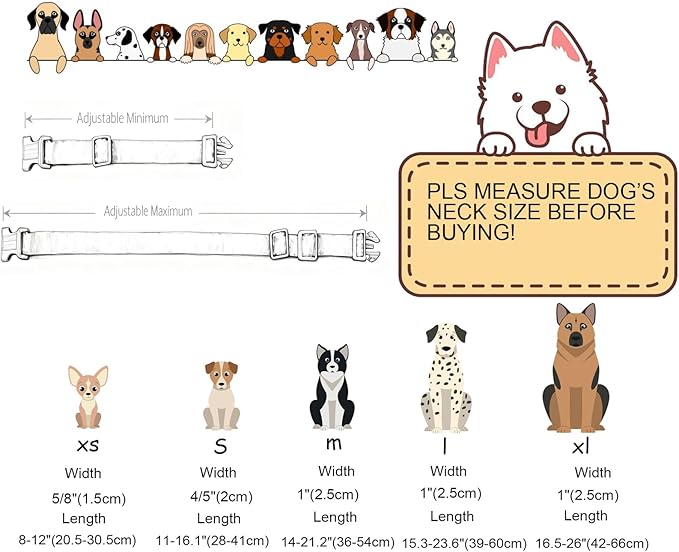 DOGWONG Dinosaur Dog Collar-Cute Dog Collar Adjustable Comfortable Cotton Boy Dog Collars for Small Medium Large Dogs, X-Large