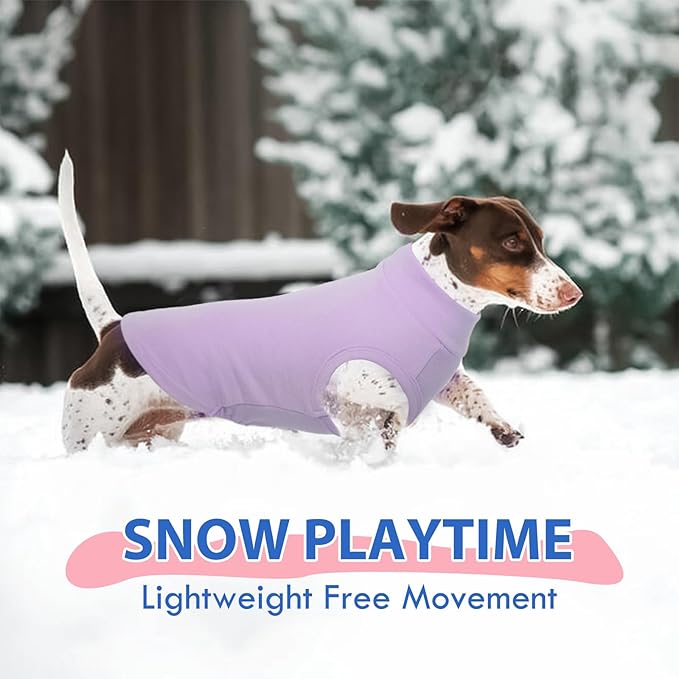 Dog Fleece Vest - Purple, XL - Sleeveless Lightweight Shirts | Warm and Stretchable Sweater for Dachshund Dogs,Sweatshirt Indoor Daily Wear,Small to Medum Dogs Clothes