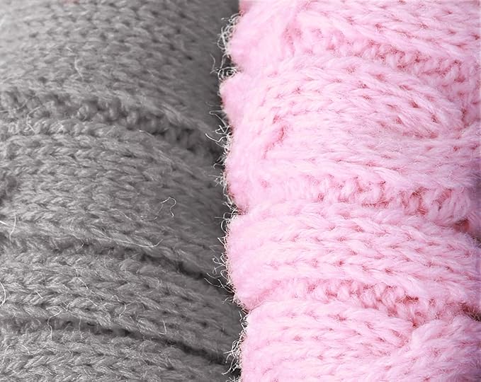 2 Pack Dog Sweaters for Small Dogs - Puppy Medium Warm Clothes in Winter, Turtleneck Pullover Design for Boy Girl Pet, Doggie, Cat, Kitten Chihuahua Bulldog Pug Beagles (S, Grey, Pink)