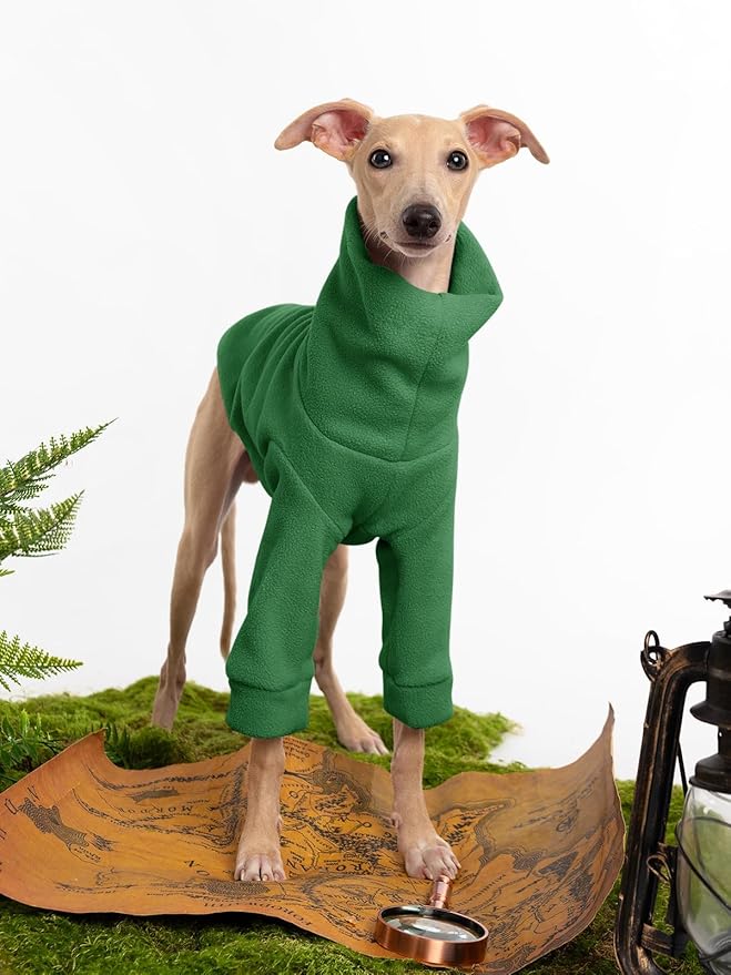 Dog Fleece Sweater Turtleneck Long Sleeve Pullover Sweatshirt Warm Puppy Clothes for Small Medium Dogs