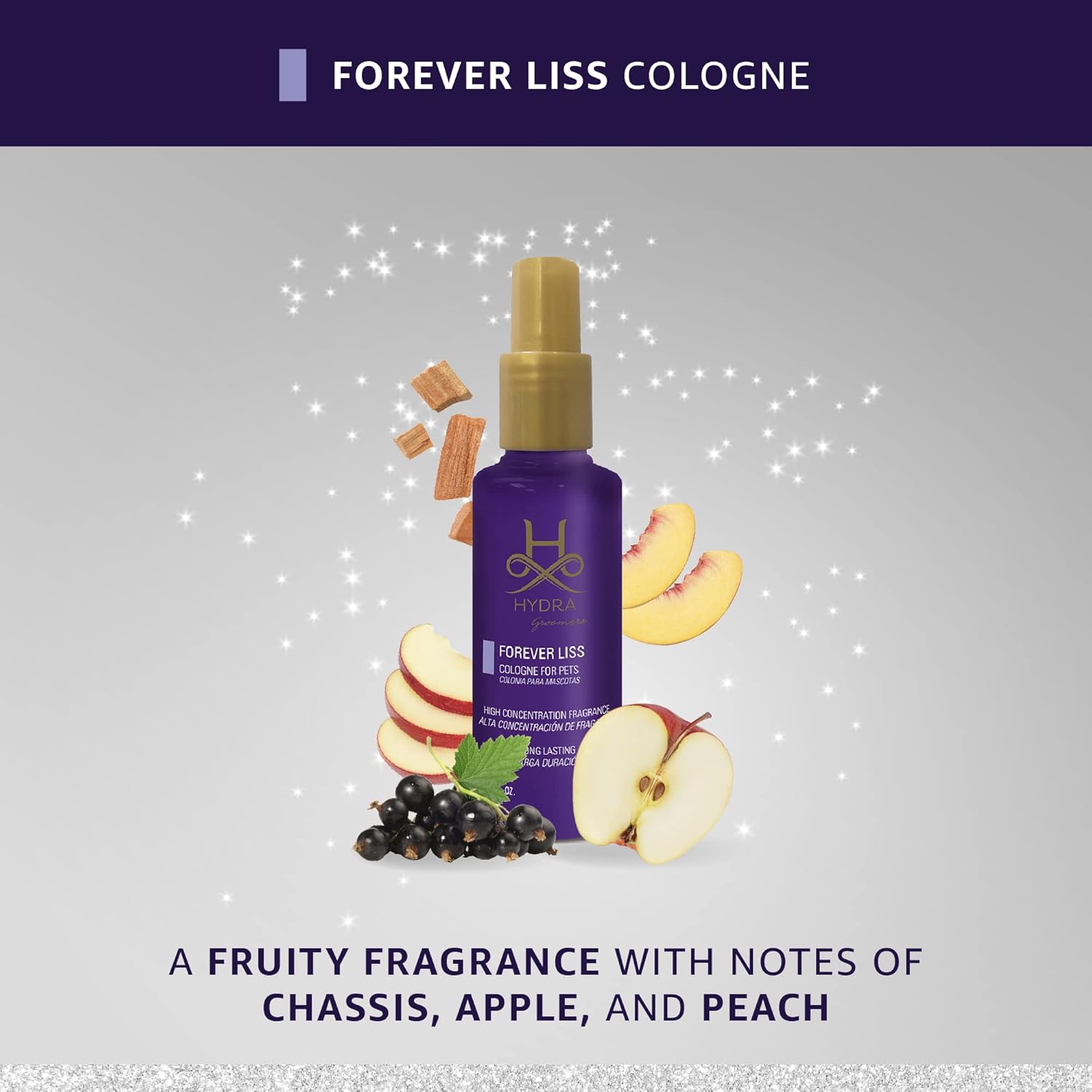 Hydra Forever Liss Cologne, Long-Lasting Cat and Dog Perfume, 4.4 Fl Oz