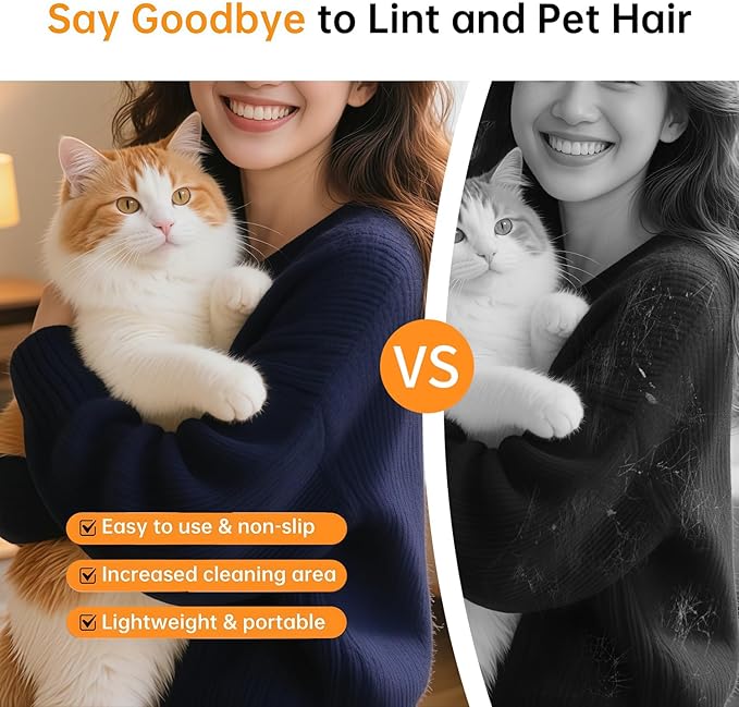 3PCS Pet Hair Removal Glove for Dogs & Cats Reusable Electrostatic Pet Hair Remover Gloves for Clothing, Couch, Carpet, Car Seat Alternative to Pet Lint Roller