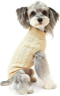 Dog Sweater for Small Medium Large Dogs - Warm Winter Turtleneck Knit Dog Sweaters Soft Pet Cat Clothes Christmas Coat Indoor Outdoor Use for Puppy Kitten Male Female Girl Boy Pets