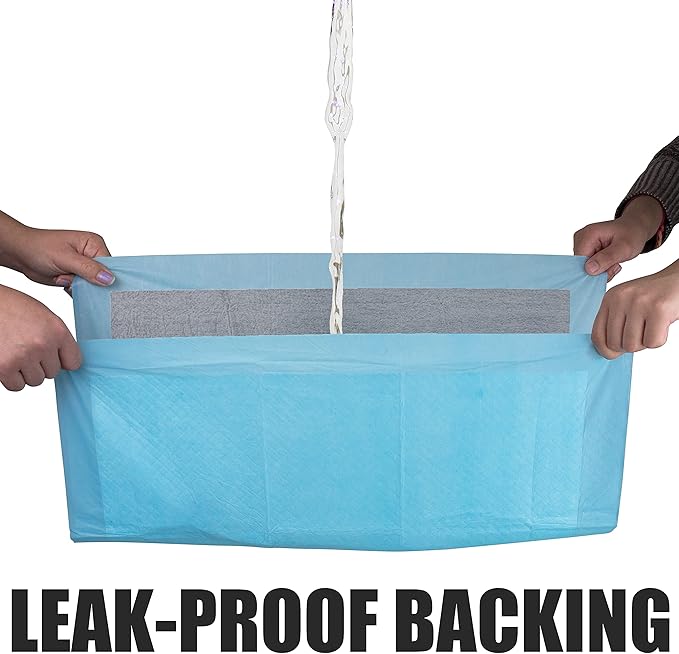 BV Charcoal Puppy Pads 100 Count 22"x22" - Leak-Proof Pee Pads for Dogs with 6-Layer Absorbent Design & Built-in Attractant - Dog Pad with Charcoal for Odor Control, Perfect for Puppies & Senior Dogs