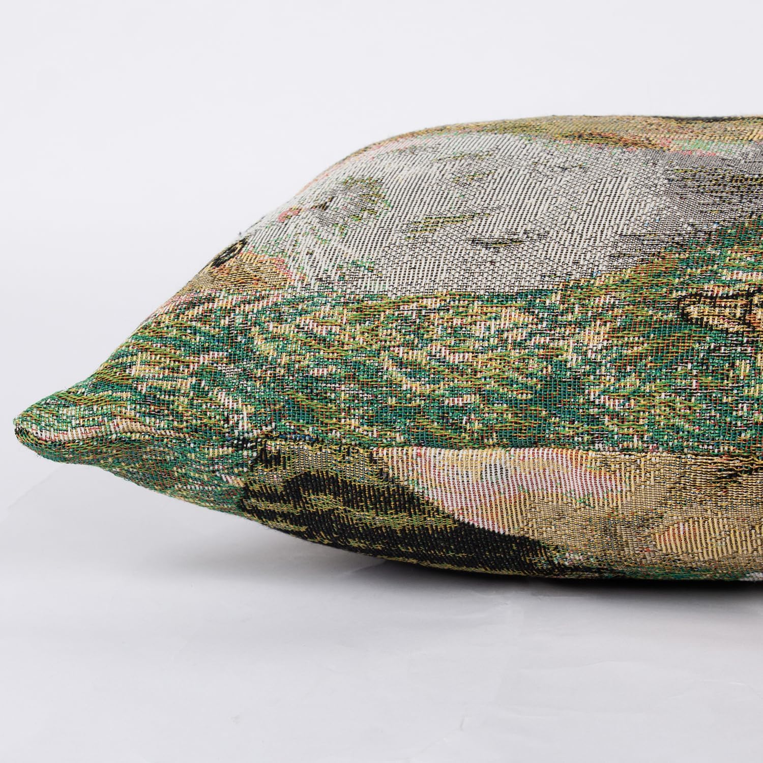 Cute Cat Garden Lumbar Throw Pillow Cover 12x 20, Art Painting Linen Pillow Cushion Cases, Farmhouse Decorative Pillows for Bed, Outdoor Couch Bedroom Car Green