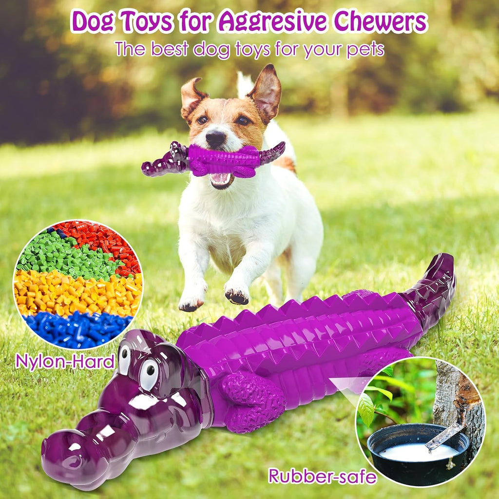 Dog Chew Toys for Aggressive Chewers: Puppy Teeth Chew Toy -Indestructible Dog Toys for Small Meduium Large Breed