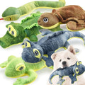 Stuffed Animal Dog Toys, 5 Pack Tough Squeaky Dog Toys, Plush Toys Assortment, Great Value Pet Toys Bundle, Woodland Series Chew Toys for Large Medium and Small Dogs Puppy Pet Toys