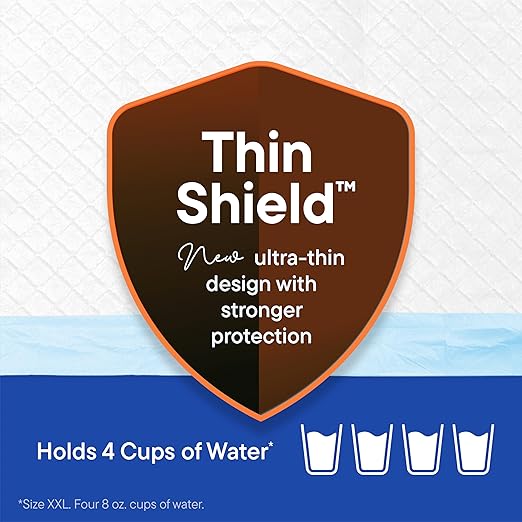 Puppy Pads Pet Pee Pads 28"x30" [200-Count] Pet Training Disposable Pads, Large Breed Pad, Leak-Proof, Bulk Case Pack - for Border Collies, Australian Shepherds, Labs Heavy Duty Surface Protector
