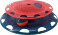 Catstages Catnip Chase Interactive Ball Track Cat Toy, Red and Blue