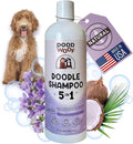 Dog Shampoo and Conditioner for Doodle - All Natural Dog Shampoo for Smelly Dogs, Sensitive Skin Pet Shampoo for Dogs, Goldendoodle, Doodles, Poodle, Puppy Shampoo and Conditioner - Dog Soap
