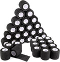 36 Rolls Elastic Self Adhesive Bandage Wrap 2 Inch, Breathable Non Woven Cohesive Bandage, Vet Wrap for Dogs, Ankle Sprains Swelling Medical First Aid Tape, Sports Athletic Tape Black