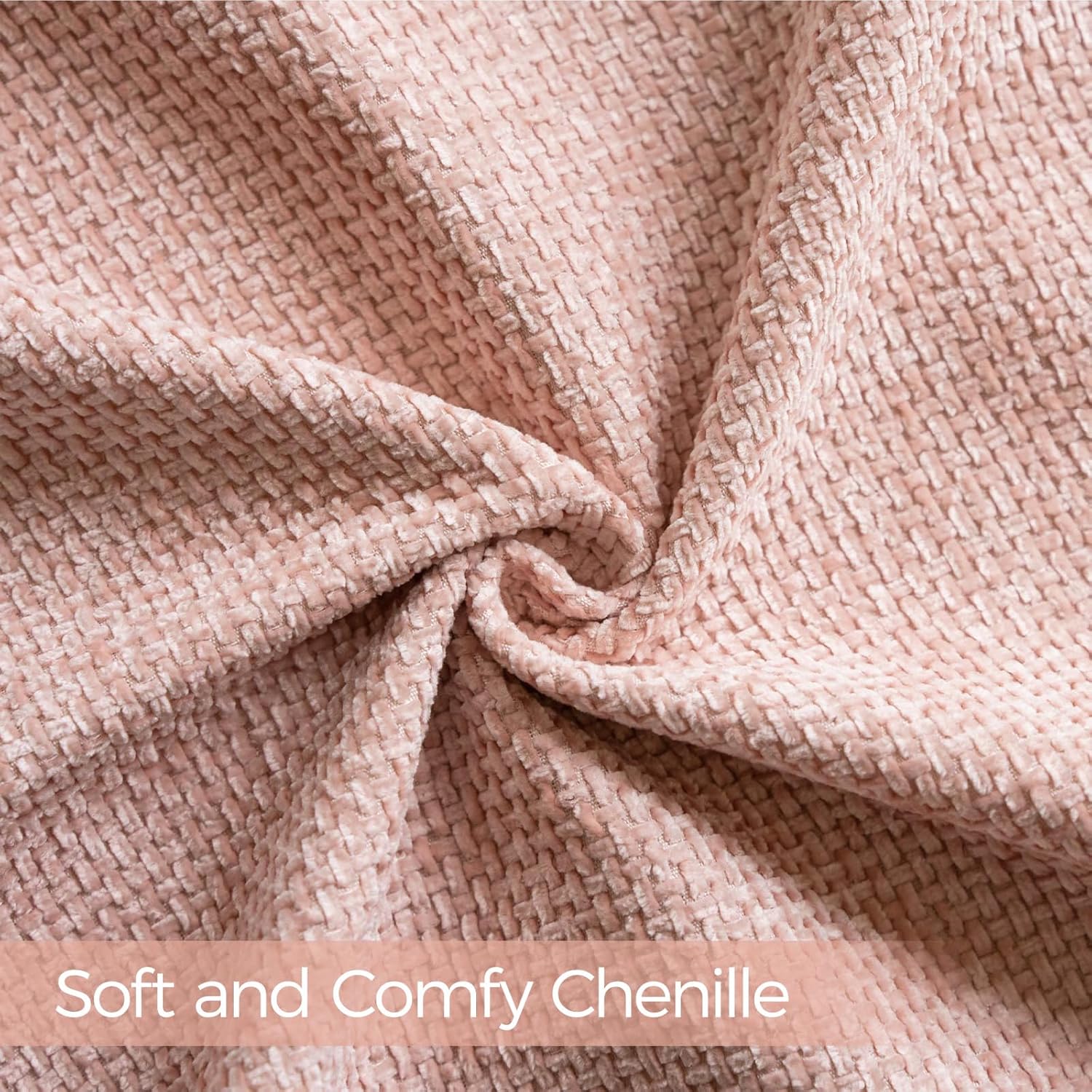 a moment Pink Spring Chenille Throw Pillow Covers 20x20 Inch Pack of 2 Modern Decorative Throw Pillow Covers Farmhouse Cross Covers Home Decor for Sofa Bedroom Living Room