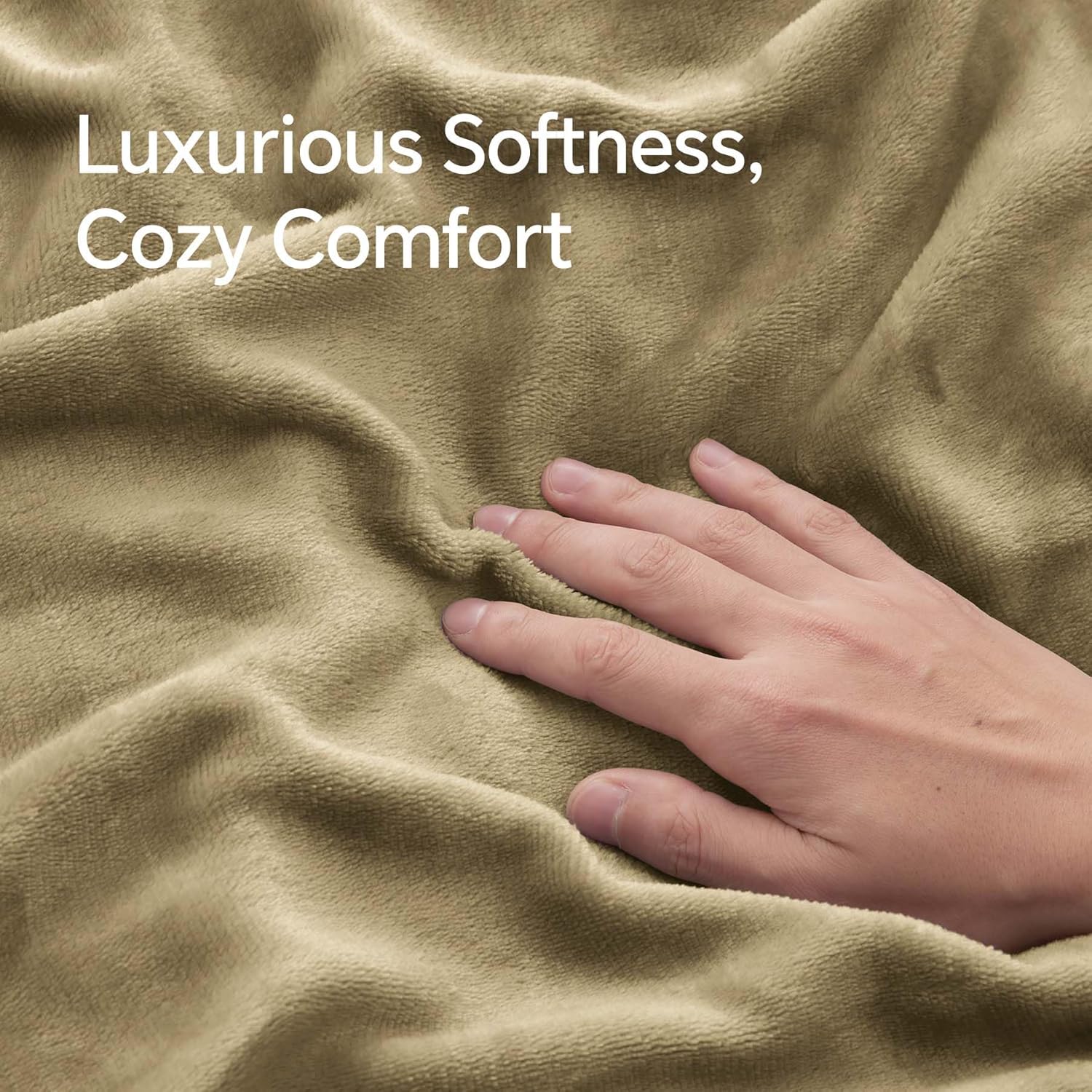 BEDELITE Flannel Pillow Cases Queen Size Set of 2, Super Soft Fleece Pillowcases with Zipper for Bedroom, Sofa, Couch,Luxury Cozy Fuzzy Velvet Pillow Shams for All Seasons(20x30 Inches,Camel)