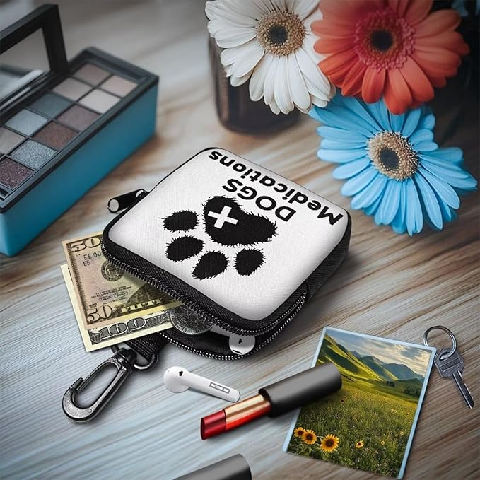 KEIAHUAN Dog Treat Bag Dogs Training Treat Pouches Dogs Walking Bag Travel Medicine Pockets Pet Feed Snack Reward Pocket for Pet Travel Or Outdoor Use