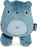 Barkbox Grey Bear Hugger Super Chewer 2-in-1 Plush Exterior Hard Core Plush Toy, Large Breeds