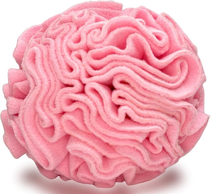 Medium Breed Snuffle Interactive Foraging Dog Puzzle Ball Toy Pink Large