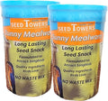 Songbird Treats Seed Tower 2 Packs | Bundle of 2 | 1.5-2 lb Seed Log Towers for Wild Birds (Sunny Mealworm)