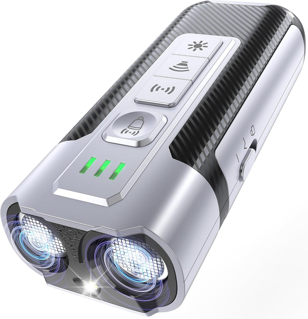 Dog Bark Deterrent Devices-Ultrasonic Anti Barking Device for Dogs with 50ft Range, Rechargeable No Barking Device for Own or Neighbor's Dogs, Portable Safe for Dogs/Humans,Silver