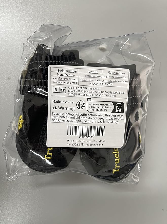 Truelove Dog Boots,Waterproof Pet Shoes with Reflective Straps for Paw Protectors Small Medium Large Dog Summer Winter Snow Outdoor Walking