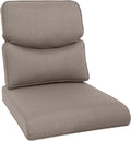 Outdoor Chair Cushions Set of 2-22 x 25 Inch Fade Resistant Patio Chair Cushions Outdoor Seat Cushions for Patio Furniture Chair Sofa Couch-Grey