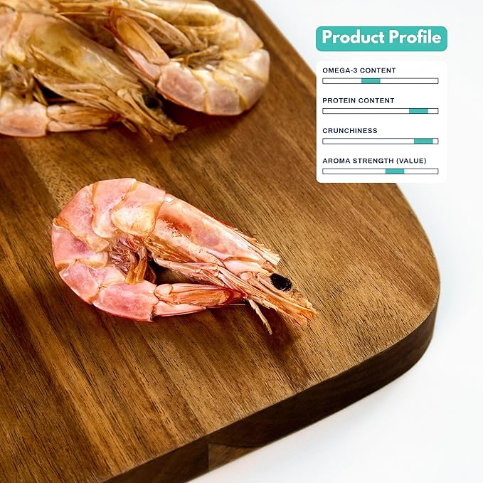 ALFIE'S TREATOS Shrimp Treats for Dogs & Cats (2.12 oz), Air-Dried Dog Treats, Food Topper & Training, Australian Wild-Caught, Single Ingredient, Freeze-Dried Alternative