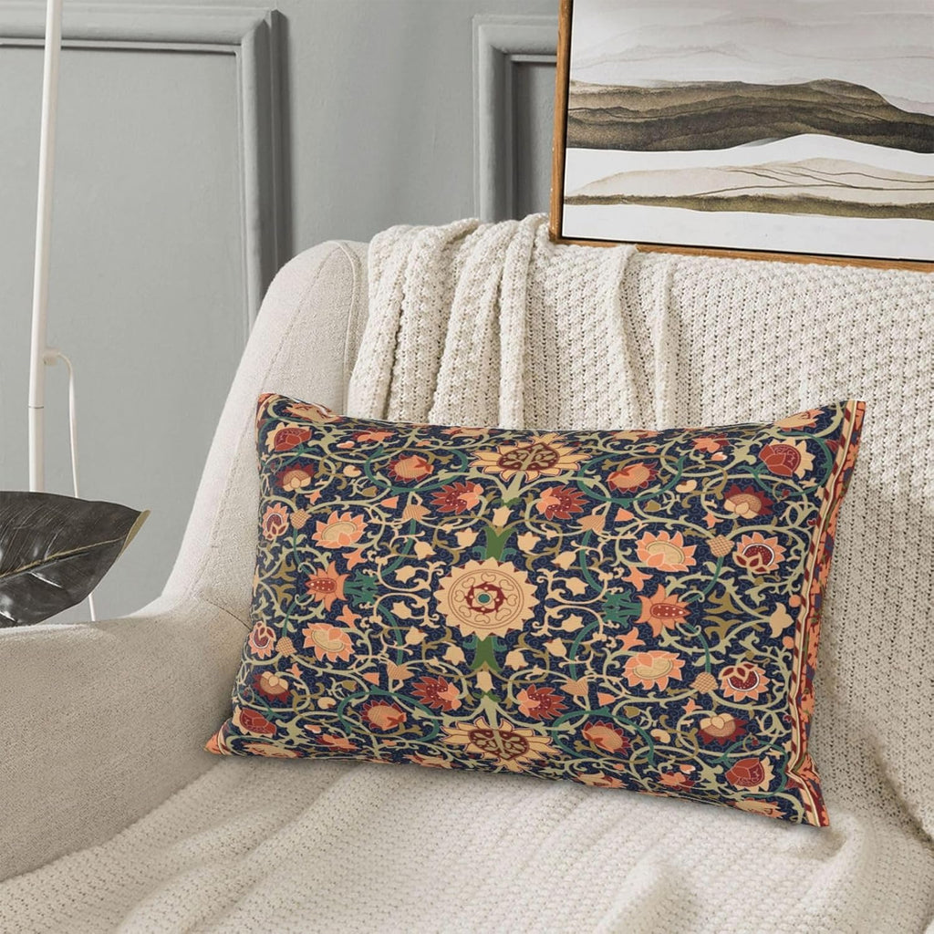 William Morris Vintage Floral 20x12 inches Throw Pillow Covers Cushion Covers for Couch Home Bed Living Room Decorative Pillow Cases
