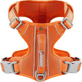 BARKBAY Dog Harness No Pull with ID Tag Pocket - Heavy Duty, Reflective, Easy Control for Large Dogs(Orange,XL)