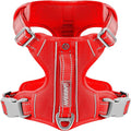 BARKBAY Dog Harness No Pull with ID Tag Pocket - Heavy Duty, Reflective, Easy Control for Large Dogs(Red,XL)