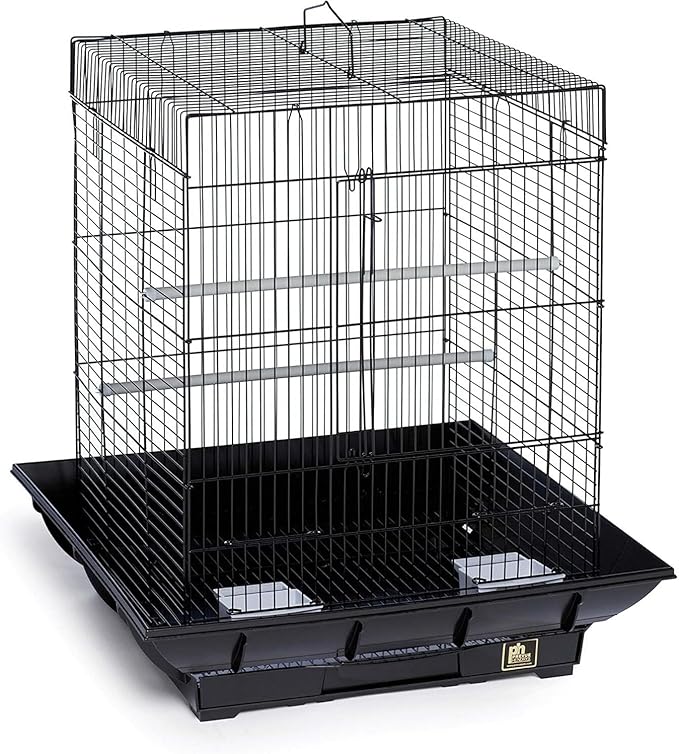 Mountain Majesty Clean Life Bird Cage with Spacious Interior, Durable Build, Easy-to-Clean Features, and Secure Design for Birds' Comfort Green
