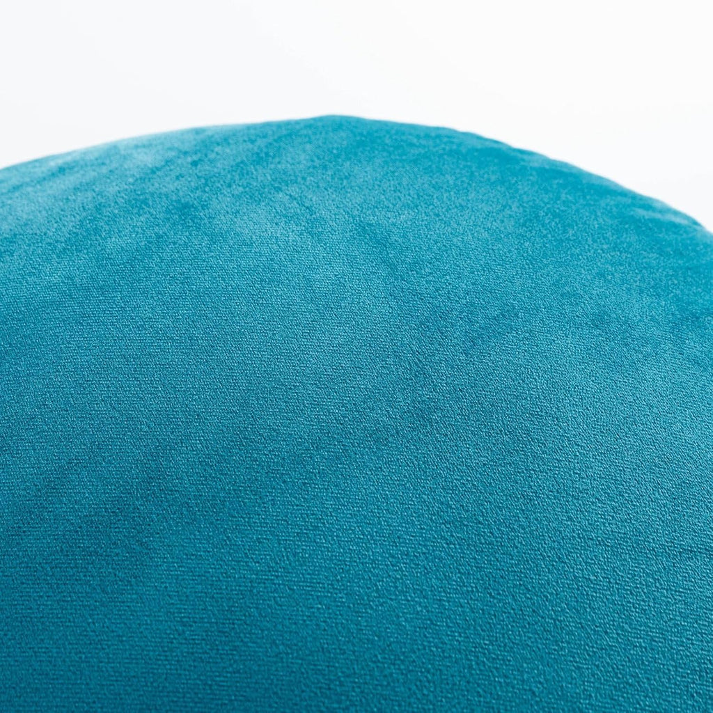 MOJUN Round Throw Pillow, 15.7" Soft Solid Color Home Decorative Round Pillows Sofa Chair Cushion Floor Pillows for Couch Car Living Room Bed, Light Purple