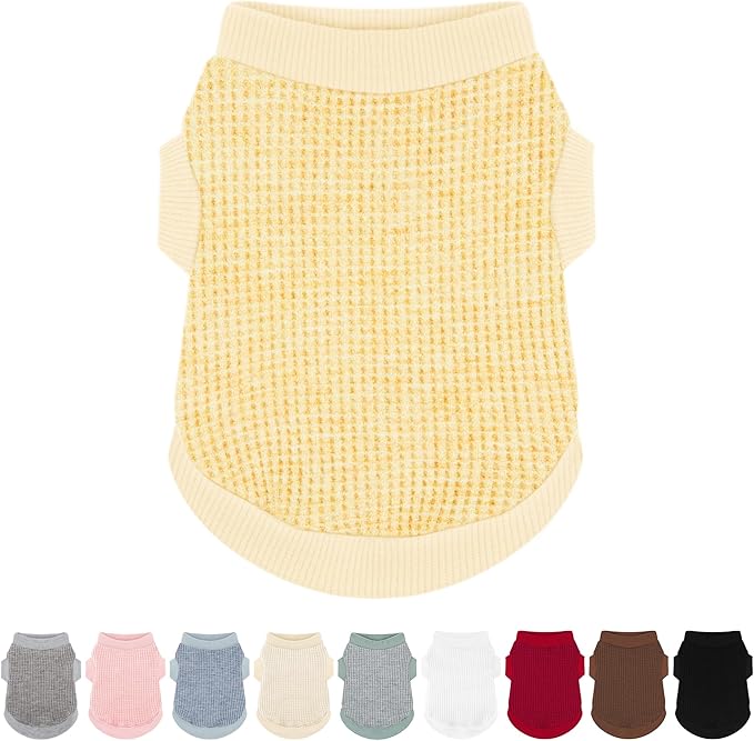 Cozy and Functional Dog Shirts for Small Puppies: Stretchable Ginger Attire with Easy-On Design, Ideal for Chihuahuas and Yorkies - Enhance Comfort and Playfulness on Chill Days X-Large