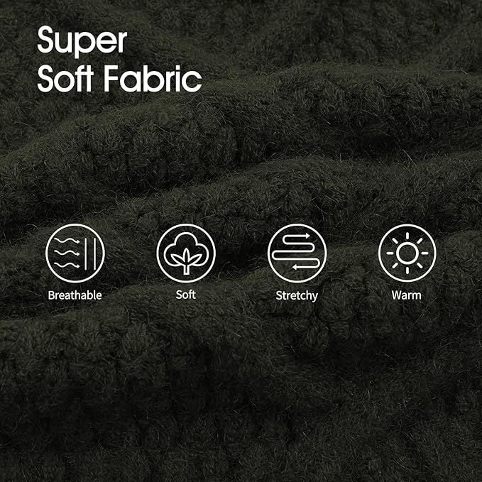 IECOii Great Dane Sweater,5XL Dog Sweater for Extra Large Dogs Breed,XXXXXL Dog Sweaters Christmas Outfit,Thick Warm Dog Winter Sweater for Male Female Dogs,Pullover Big Dog Sweater,Army-Green-5XL