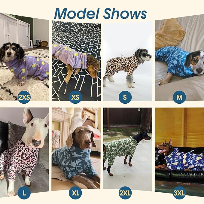 ROZKITCH Dog Jacket with Legs, Pet Windproof Warm Cold Weather Jacket Vest with Luminous Zipper, Jumpsuit Apparel Outfit Clothes for Large Giant Dog Brown 4XL