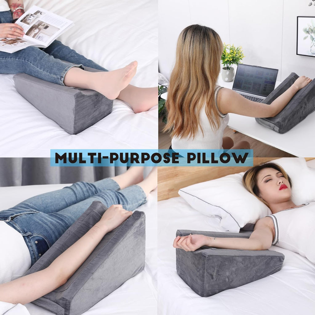TYYIHUA Arm Pillow Arm Rest Pillow Arm Elevation Pillow Ergonomic Support Pillow for Sleeping, Support & Recovery of Broken Arm or Knee Surgery
